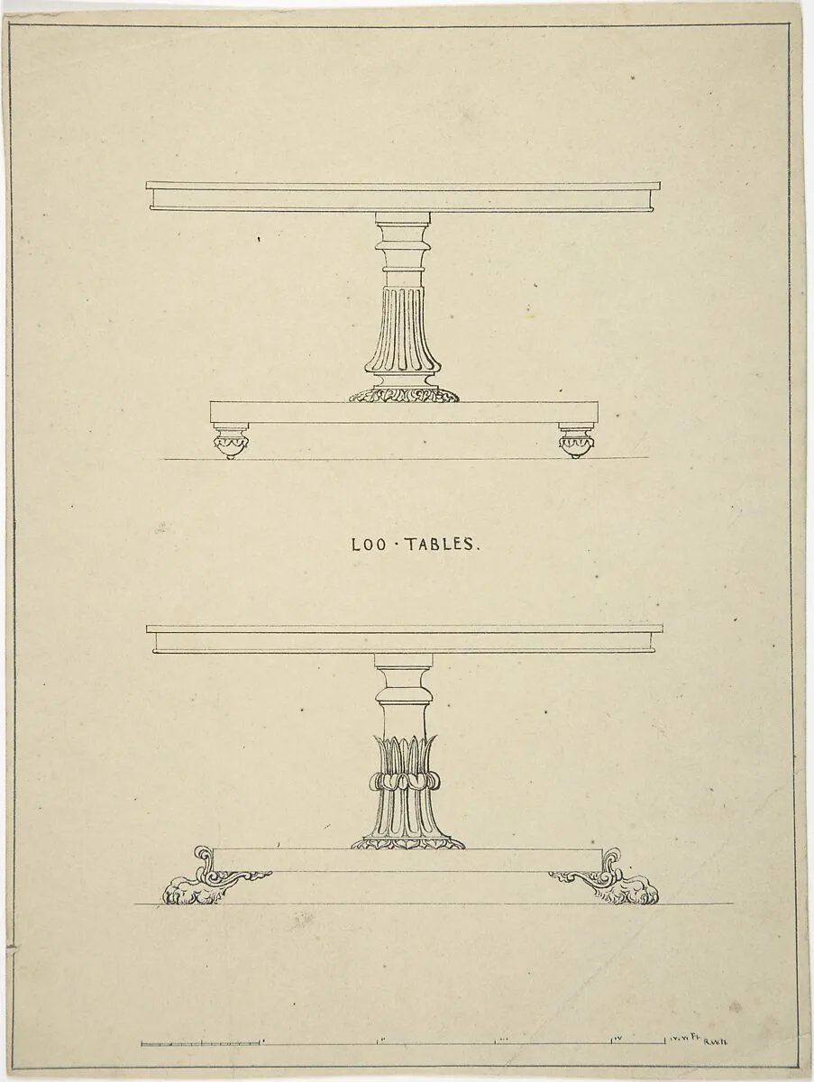 Designs for Loo-Tables — Robert William Hume