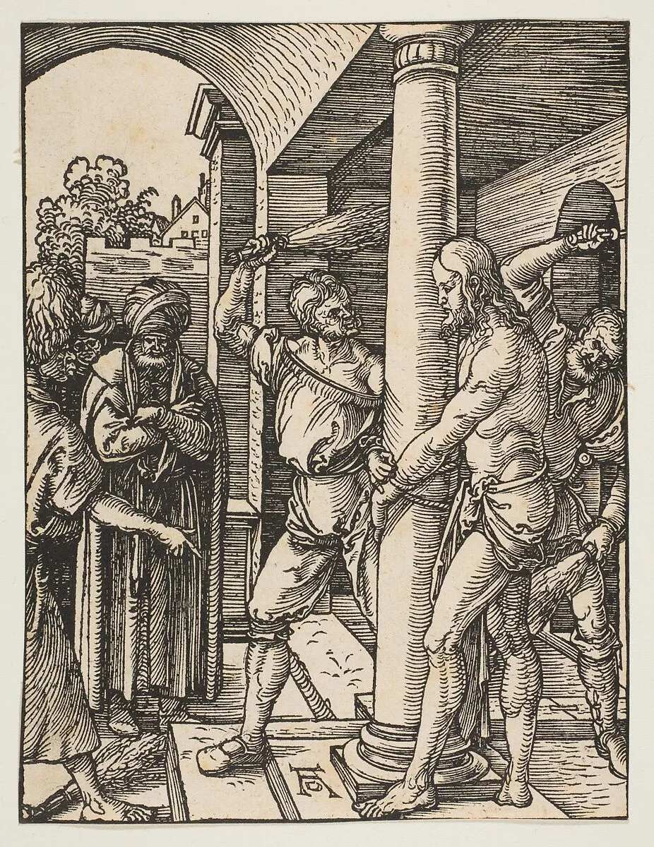 The Flagellation, from "The Small Passion" — Albrecht Dürer