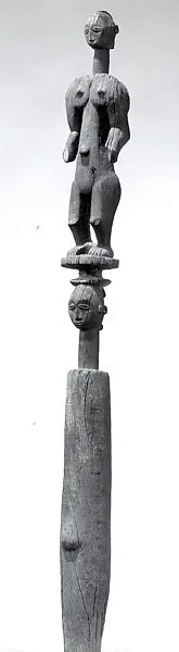 Staff: Female Figure — Unknown
