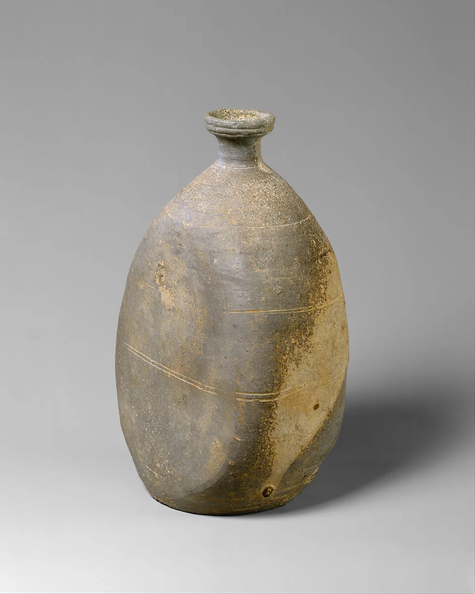 납작병 나말여초|扁甁 羅末麗初|Bottle with flattened side — Unknown