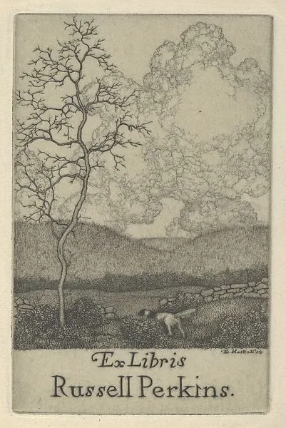 Ex Libris Russell Perkins — Ernest Haskell