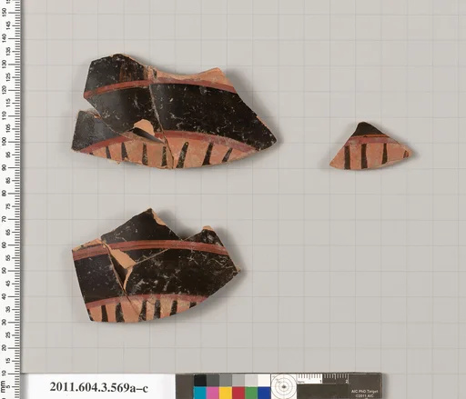 Terracotta fragment of a column-krater (bowl for mixing wine and water)