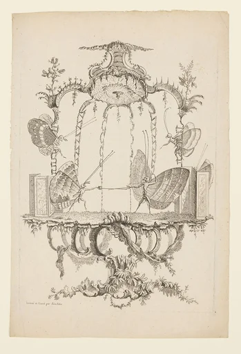 The Duel (Le Duel), from Essai de Papilloneries Humaines par Saint Aubin