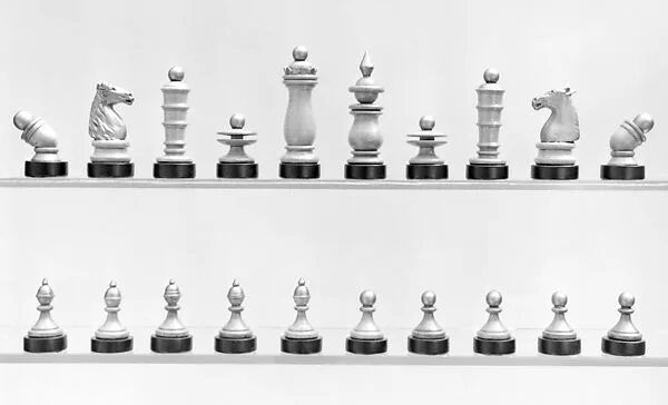 Chess set — Hudson Maxim|Wm. F. Drueke & Co., Grand Rapids, Michigan