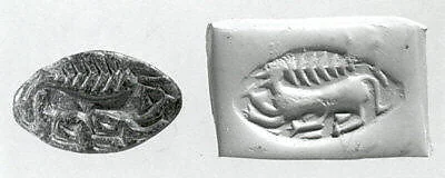 Carinated half-almond seal