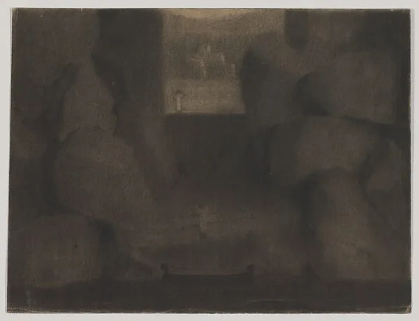 Arrival in a Dark Landscape — Herbert E. Crowley