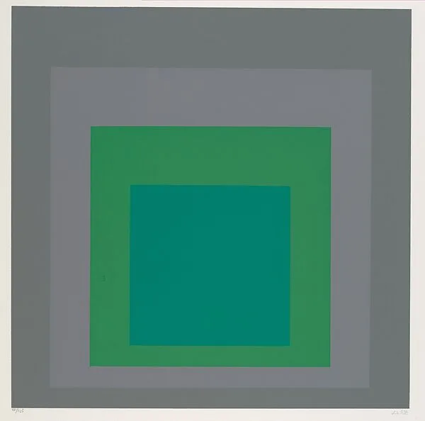 Untitled, from "Homage au Carré" — Josef Albers