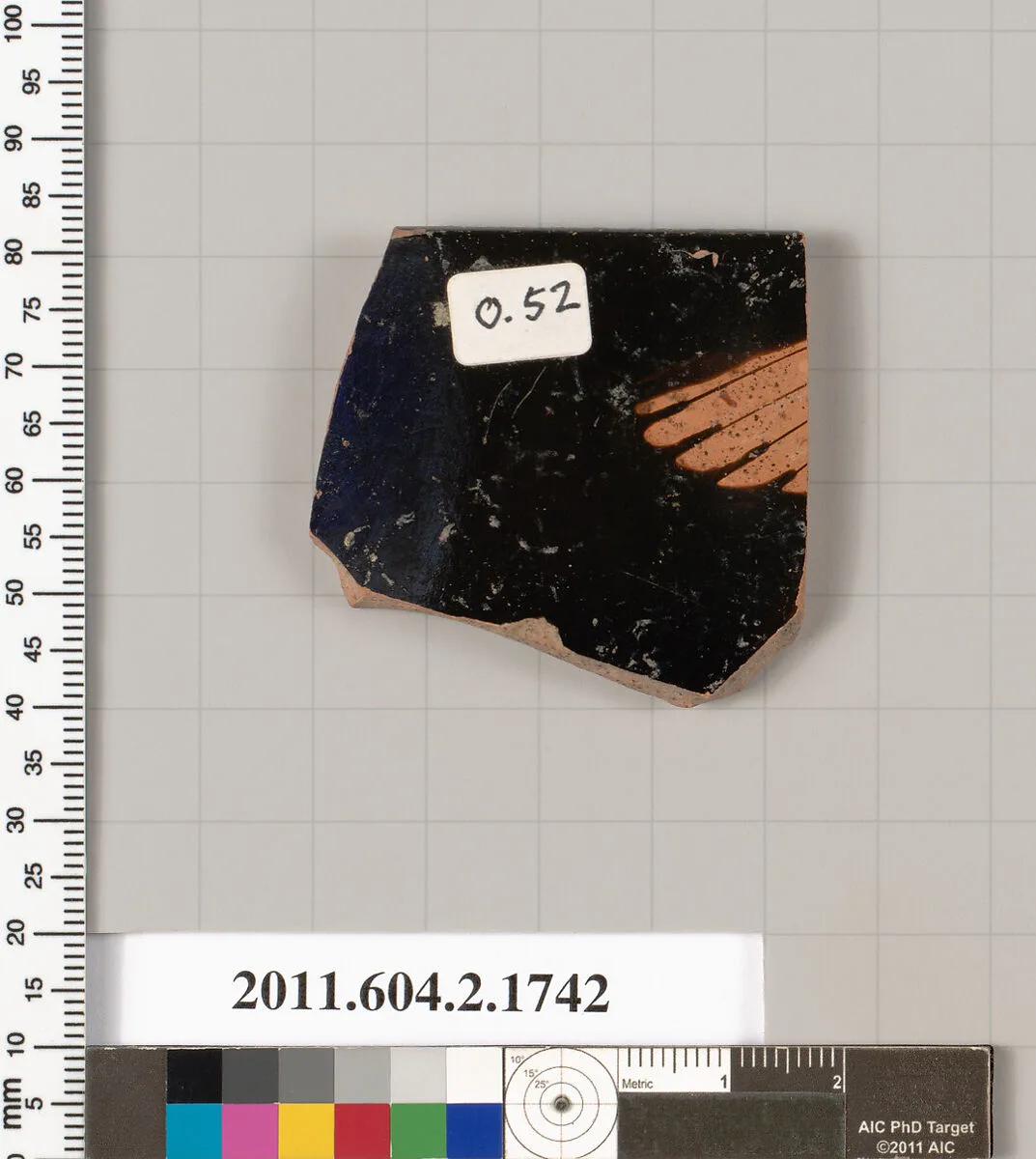 Terracotta rim fragment of a skyphos (deep drinking cup) — Unknown