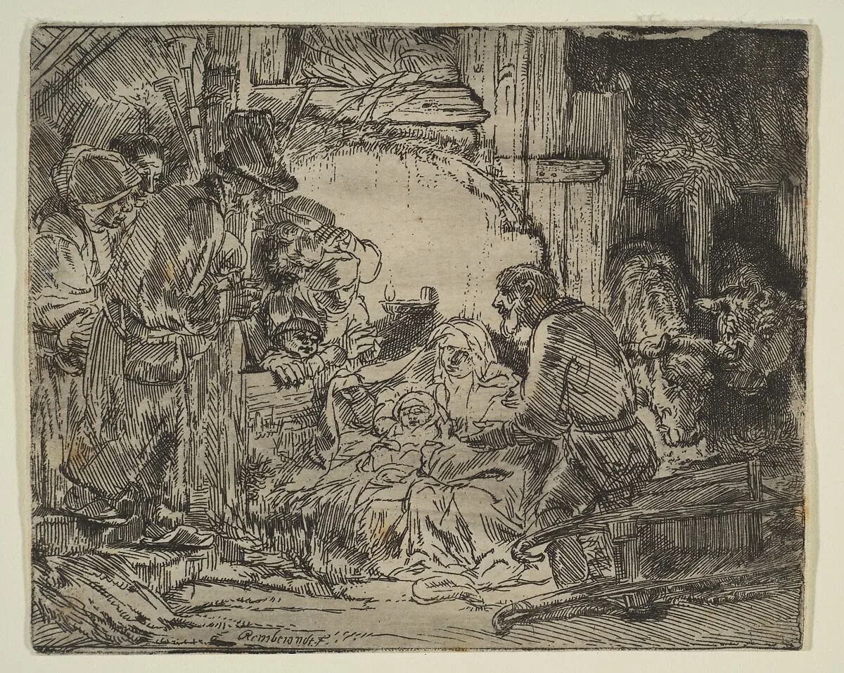 The Adoration of the Shepherds: with the Lamp — Rembrandt (Rembrandt van Rijn)
