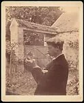 Mr. Griffin in His Studio Garden