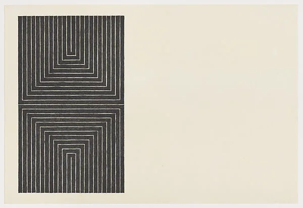 Arundel Castle, from "Black Series I" — Frank Stella|Gemini G.E.L.