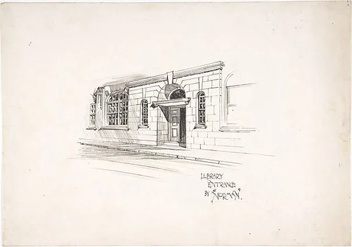 Sketch for an architectural magazine