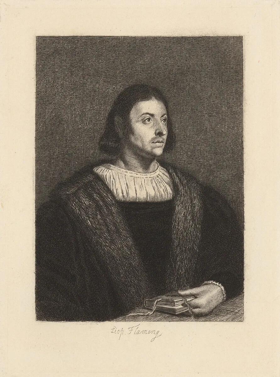 Jean Boccace, frontispiece from "The Decameron" — Giovanni Boccaccio|Léopold Flameng
