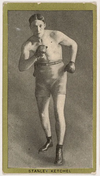 Stanley Ketchel, from the Pugilistic Subjects series (T226), issued by Red Sun Cigarettes — Red Sun Cigarettes