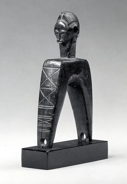 Heddle Pulley with Figure — Unknown