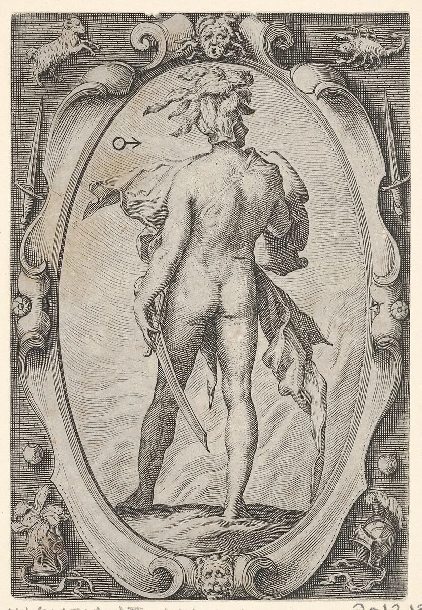 Mars, from "The Planets" — Jacob Matham|Hendrick Goltzius