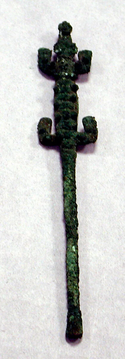 Copper Lime Spoon with Crocodile — Unknown