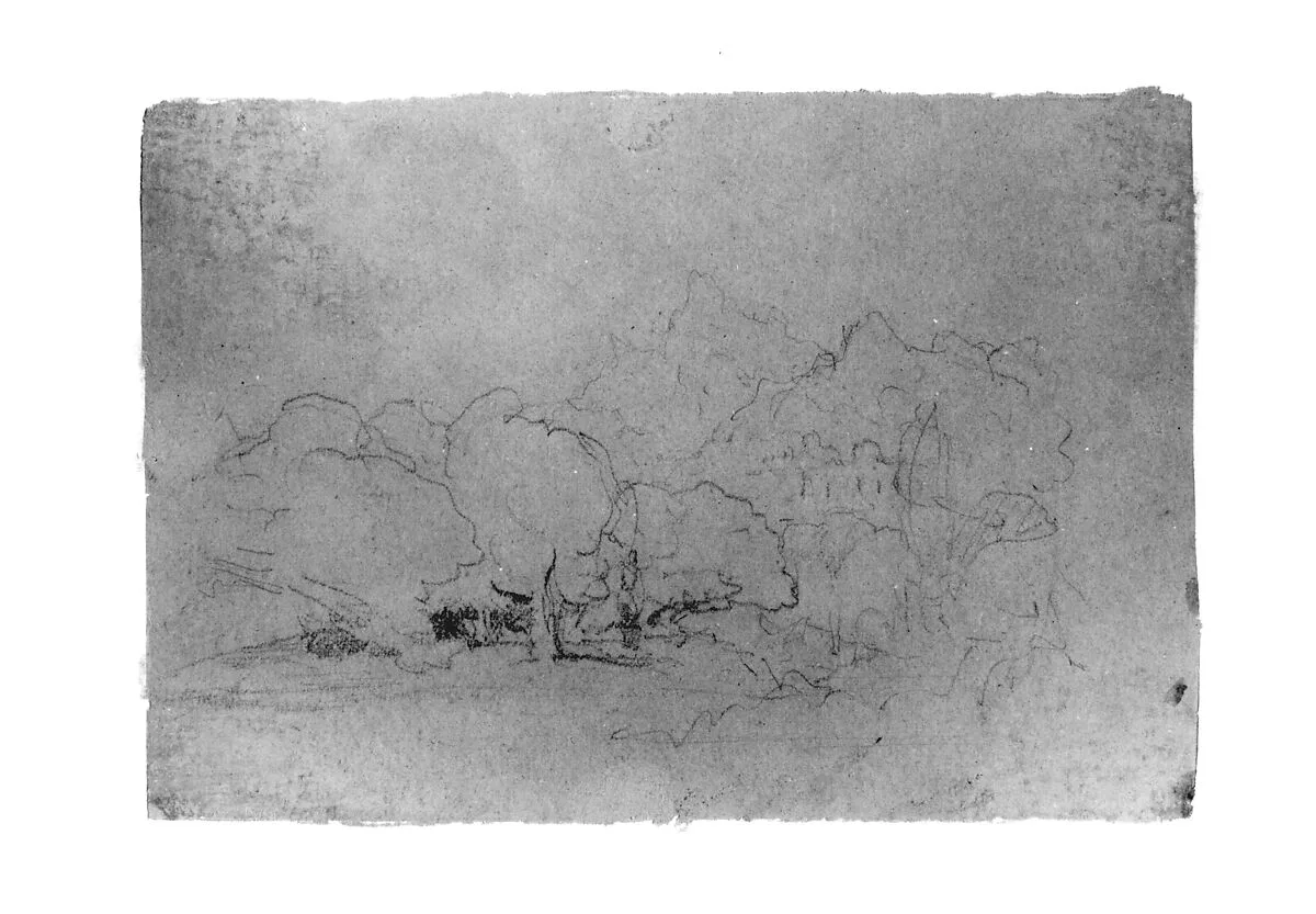 Landscape (from Cropsey Album) — Jasper Francis Cropsey