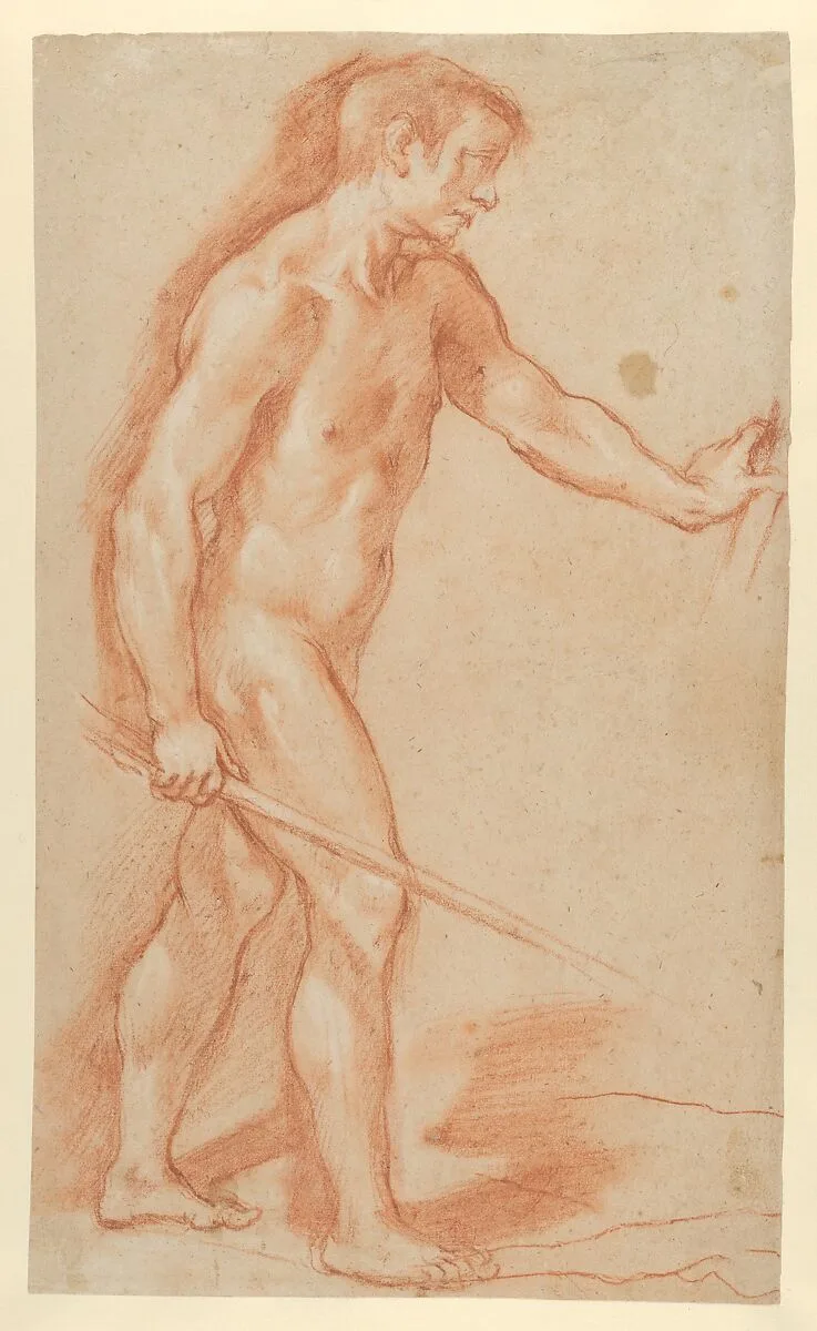 Standing Male Nude — Agostino Ciampelli
