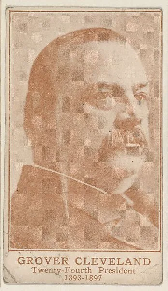 Grover Cleveland, bakery card from the Presidents of U. S. series (D68), issued by the Weber Baking Company — Weber Baking Company