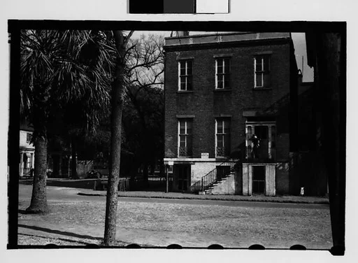 [Brick Town House on Corner, Savannah, Georgia]