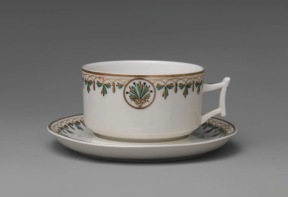 Coffee Cup and Saucer — Union Porcelain Works