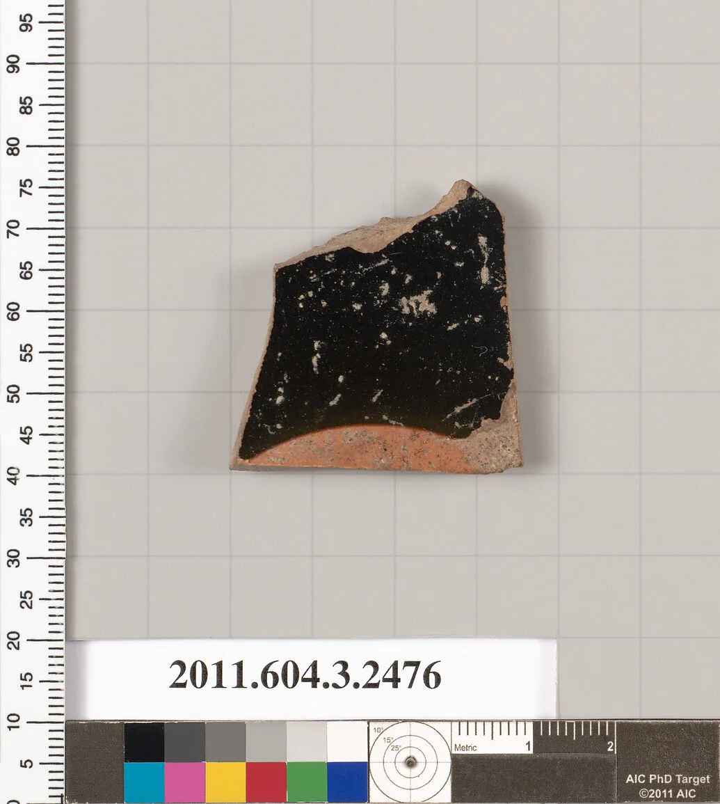 Terracotta fragment of a kylix (drinking cup) — Unknown