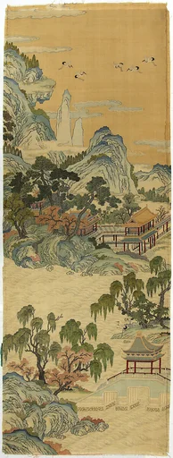 清 緙絲海屋添籌圖|Mythical realm