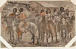 Crow Indians from Indians and Western Historical Scenes series (W417) — Unknown