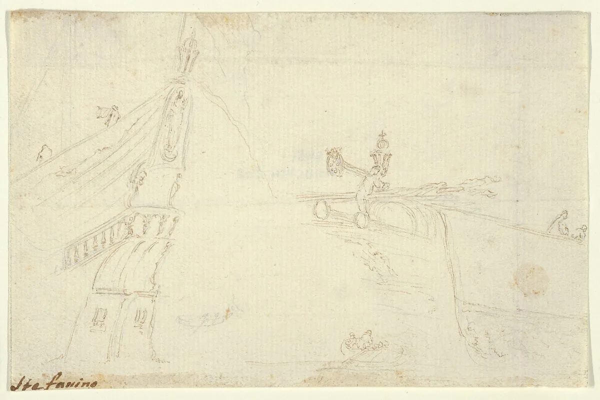 Studies of Boats — Stefano della Bella