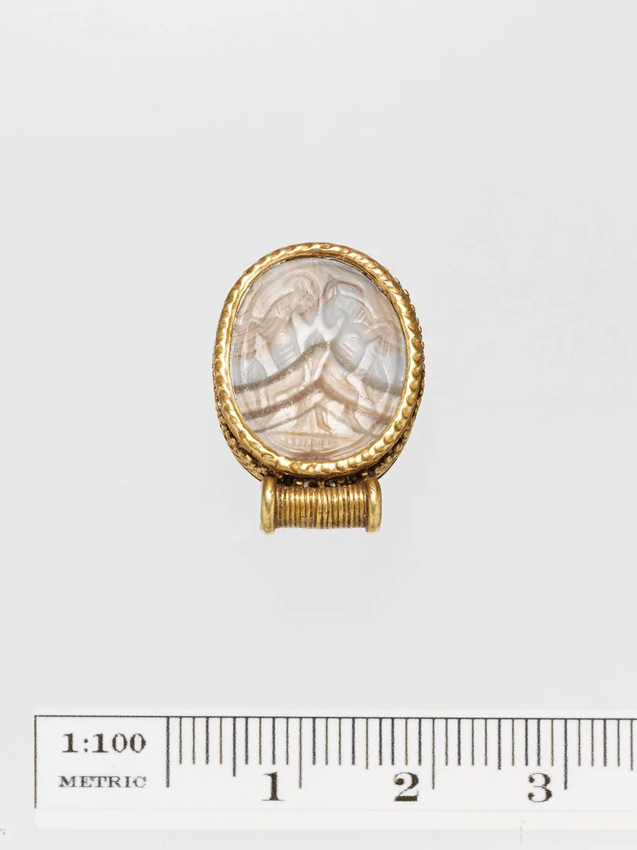 Agate oval seal — Unknown