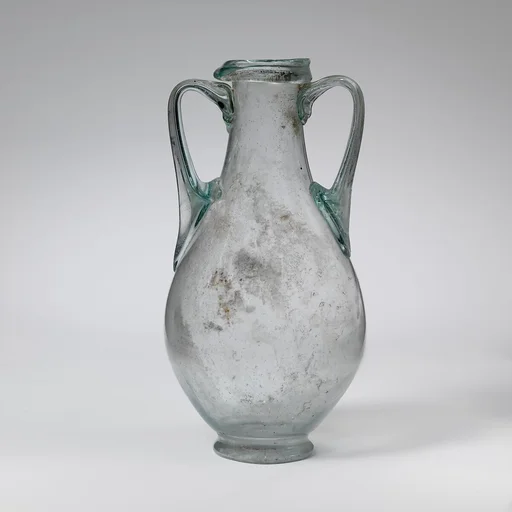 Glass amphora