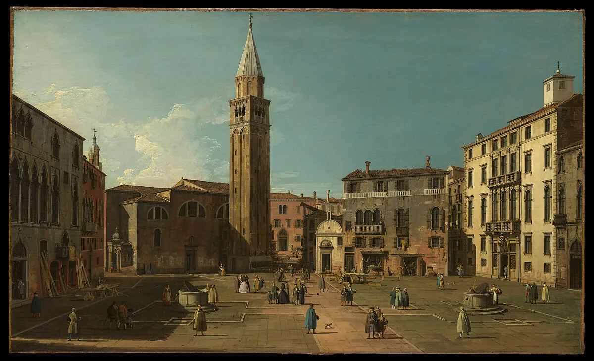Campo Sant'Angelo, Venice — Canaletto (Giovanni Antonio Canal)