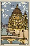 Berlin: Friedrich Bridge, Cathedral (Friedrichsbrücke, Dom) — Franz Kuhn|Wiener Werkstätte