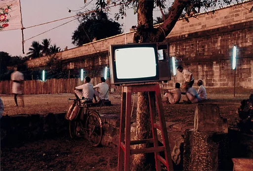 Television Set, Chidambaram Festival, Tamil Nadu