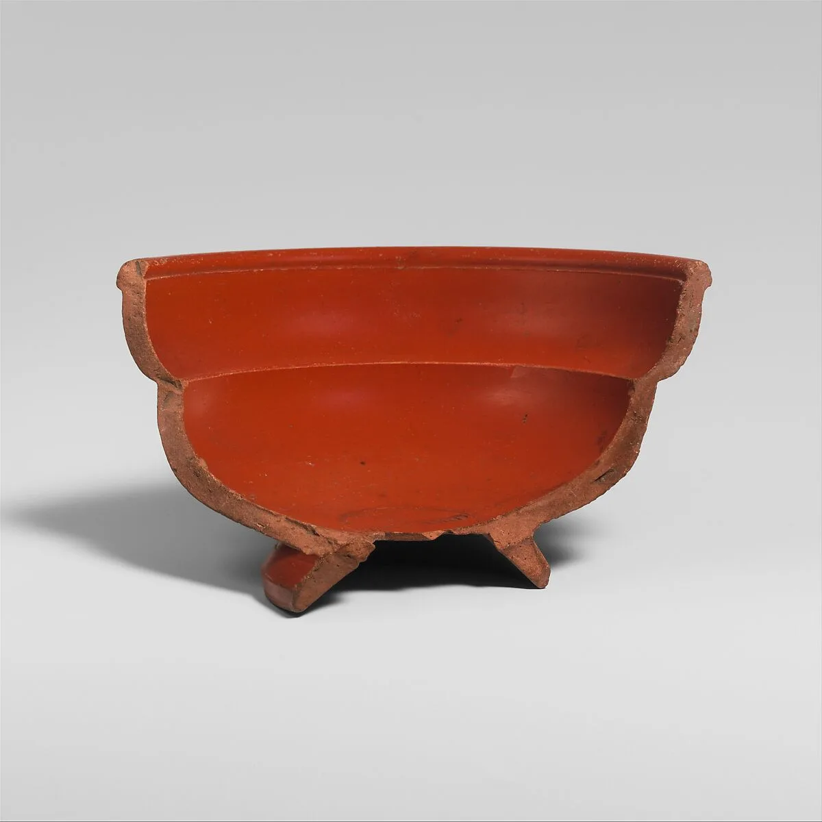 Fragmentary terracotta bowl — Unknown