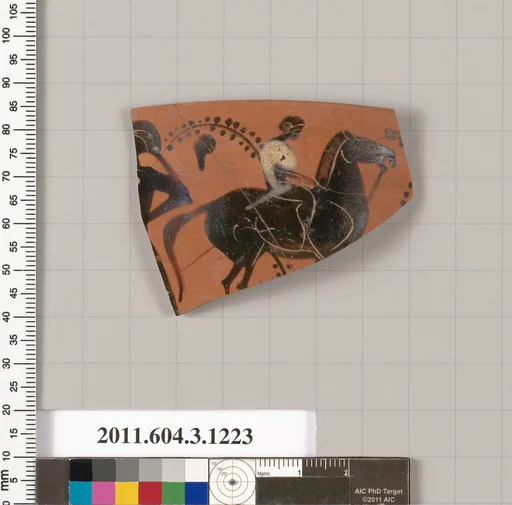 Terracotta rim fragment of a kyathos (cup-shaped ladle)
