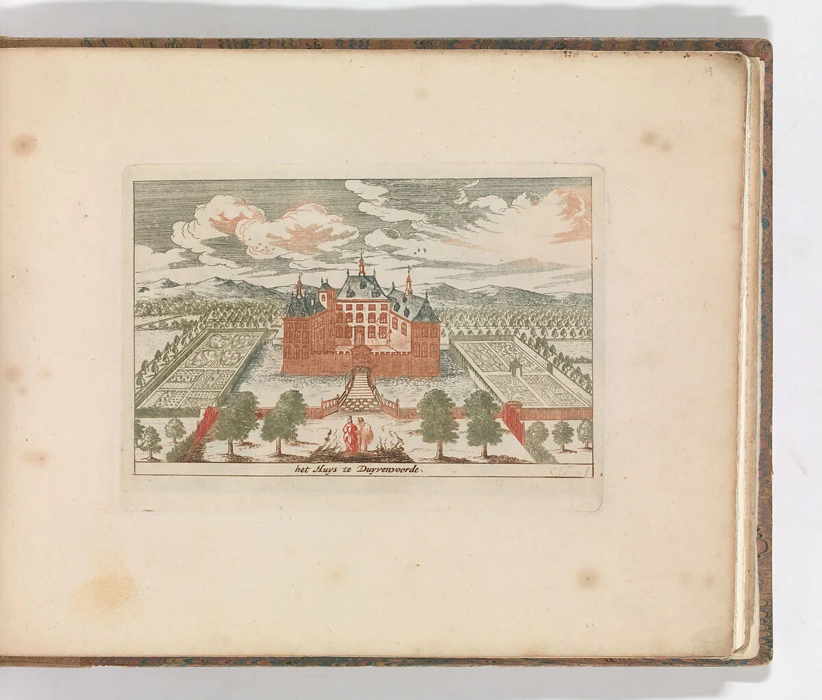 ' 'het Huys te Duyvenvoorde' , in: Tooneel Der Voornaamste Nederlands Huizen, En Lust Hoven, Naar T Leven Afgebeeld — Carel Allard