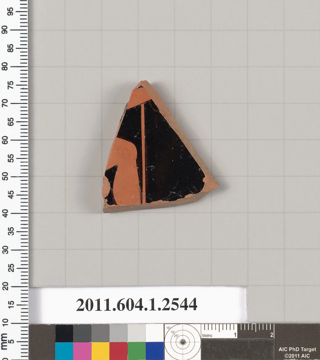 Terracotta fragment of a kylix (drinking cup) — Unknown