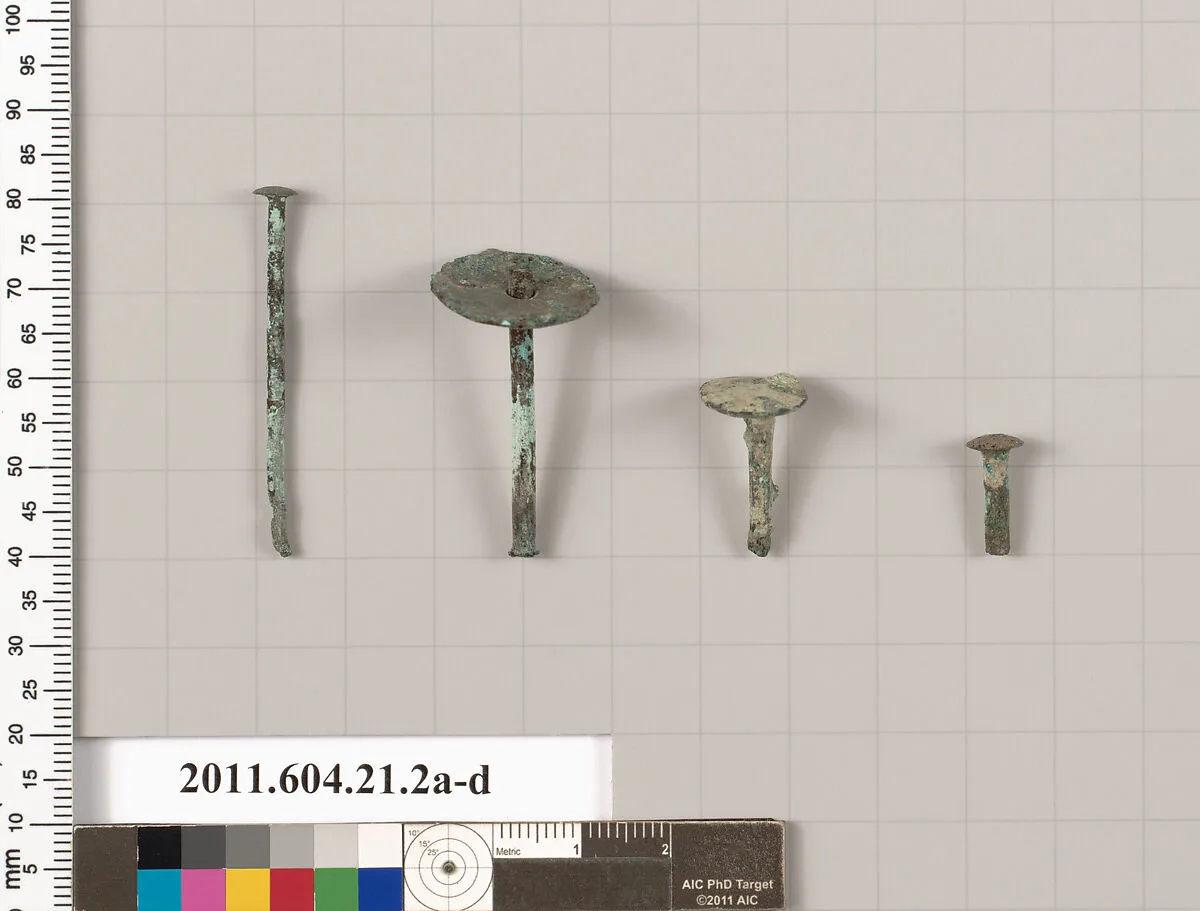 Bronze nails — Unknown