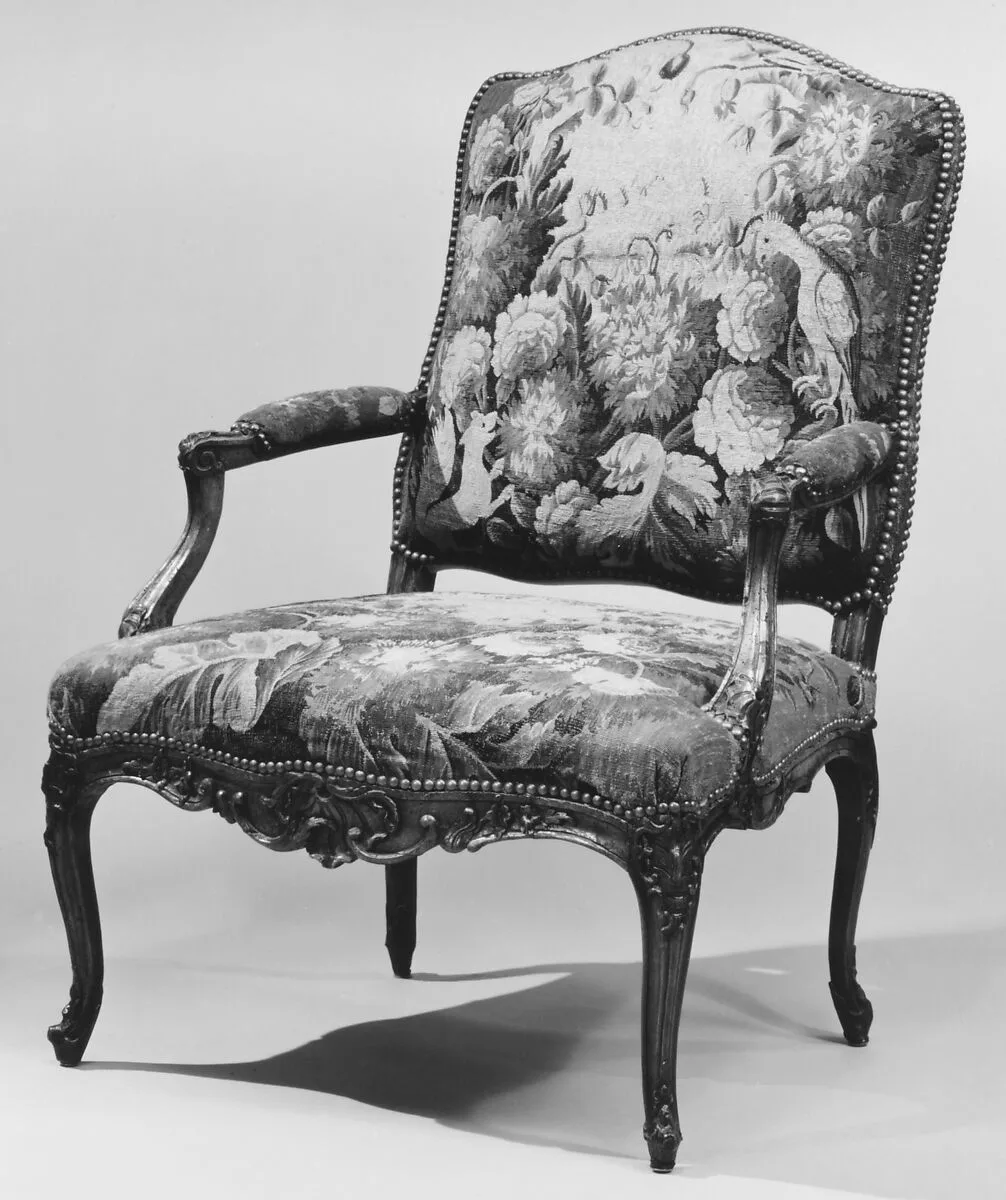 Armchair (one of a set of four) — Aubusson