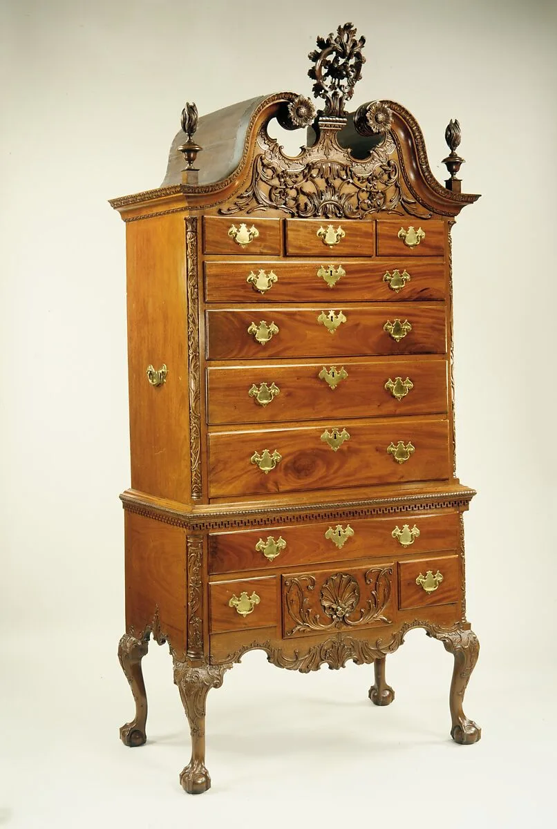High chest of drawers — Unknown