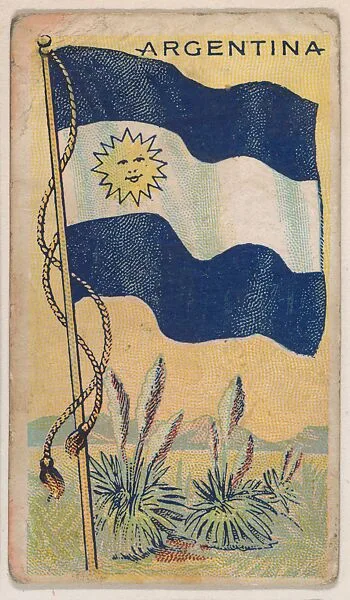 Argentina, bakery card from the Flags series (D34), issued by the Ward-Mackey Company — Ward-Mackey Company