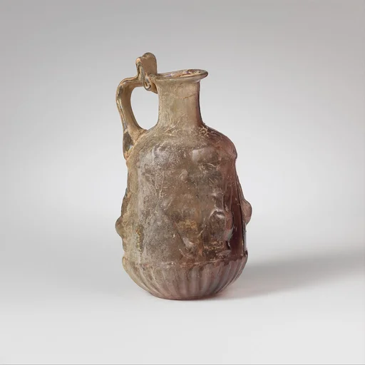 Glass hexagonal jug