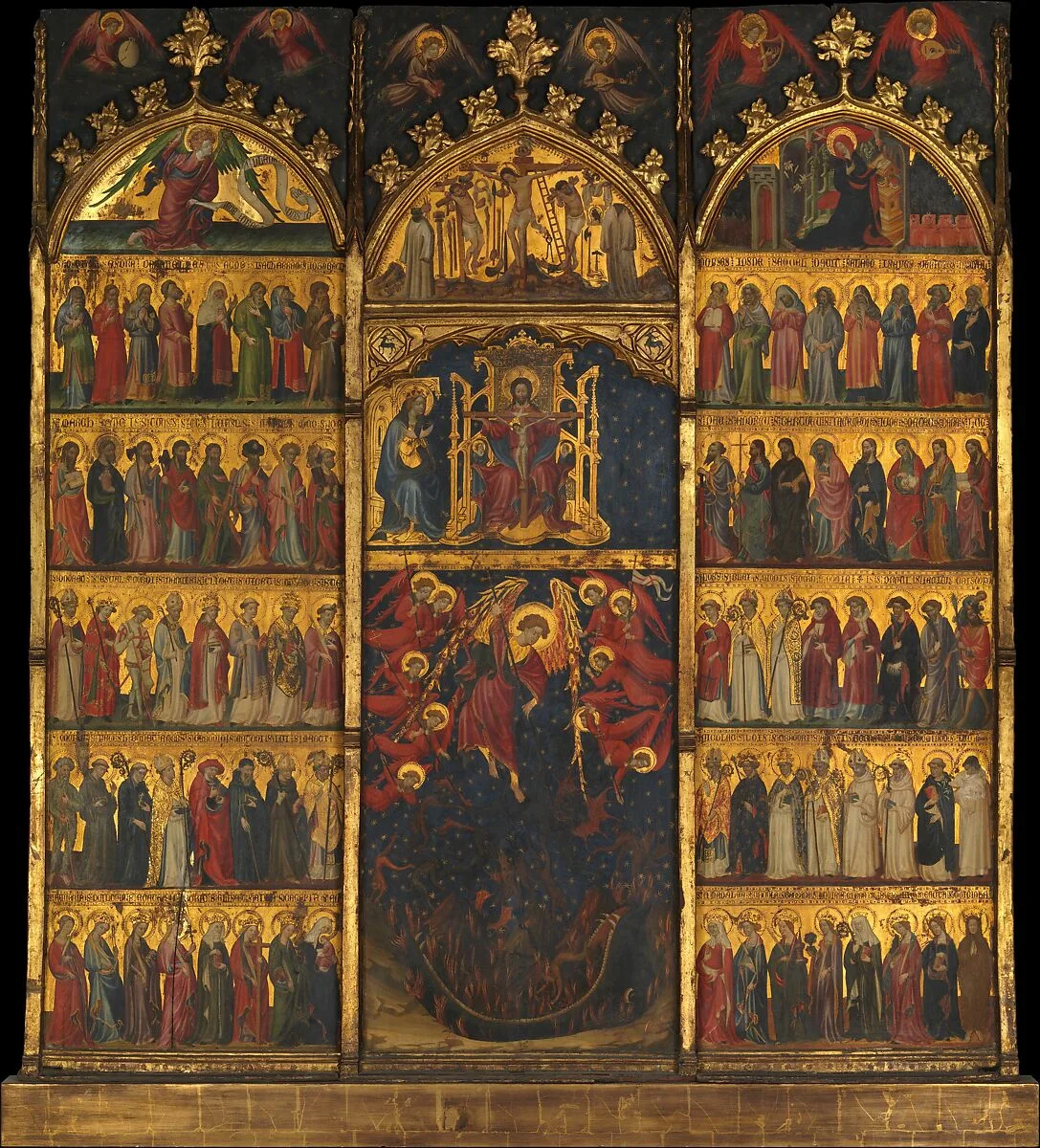 The Trinity Adored by All Saints — Spanish Painter