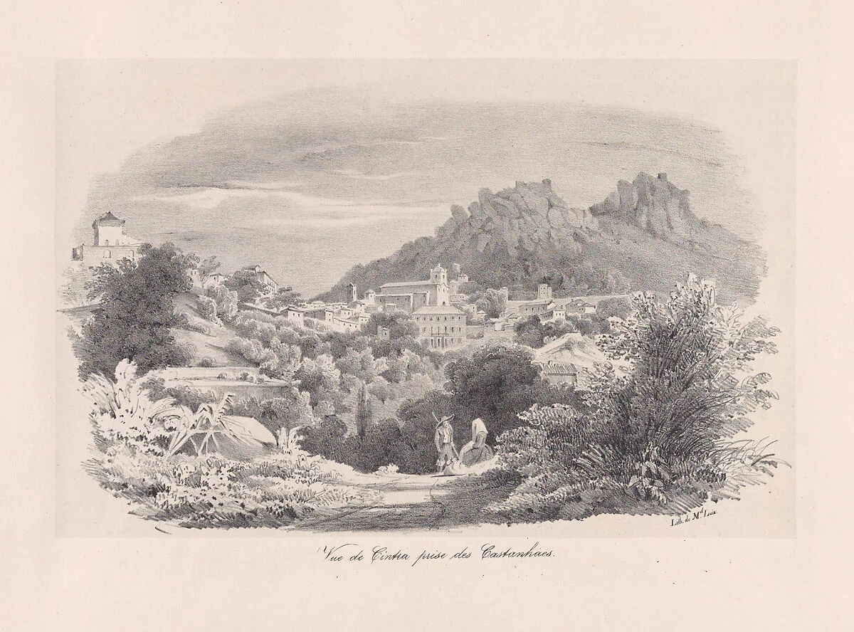 View of Sintra with the Castanheiros hills in the background — Manuel Luis|Clementine de Brelaz