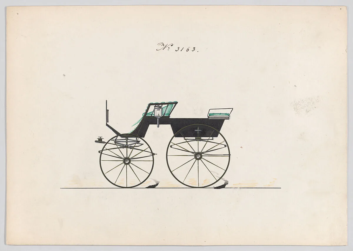 Design for T-Cart, no. 3163 — Brewster & Co.