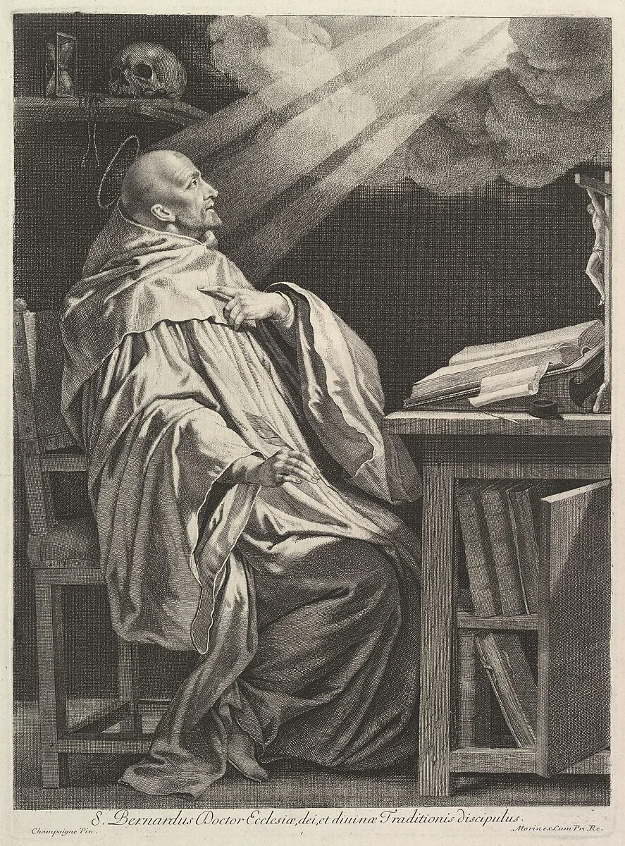 Saint Bernard de Clairvaux — Jean Morin|Philippe de Champaigne