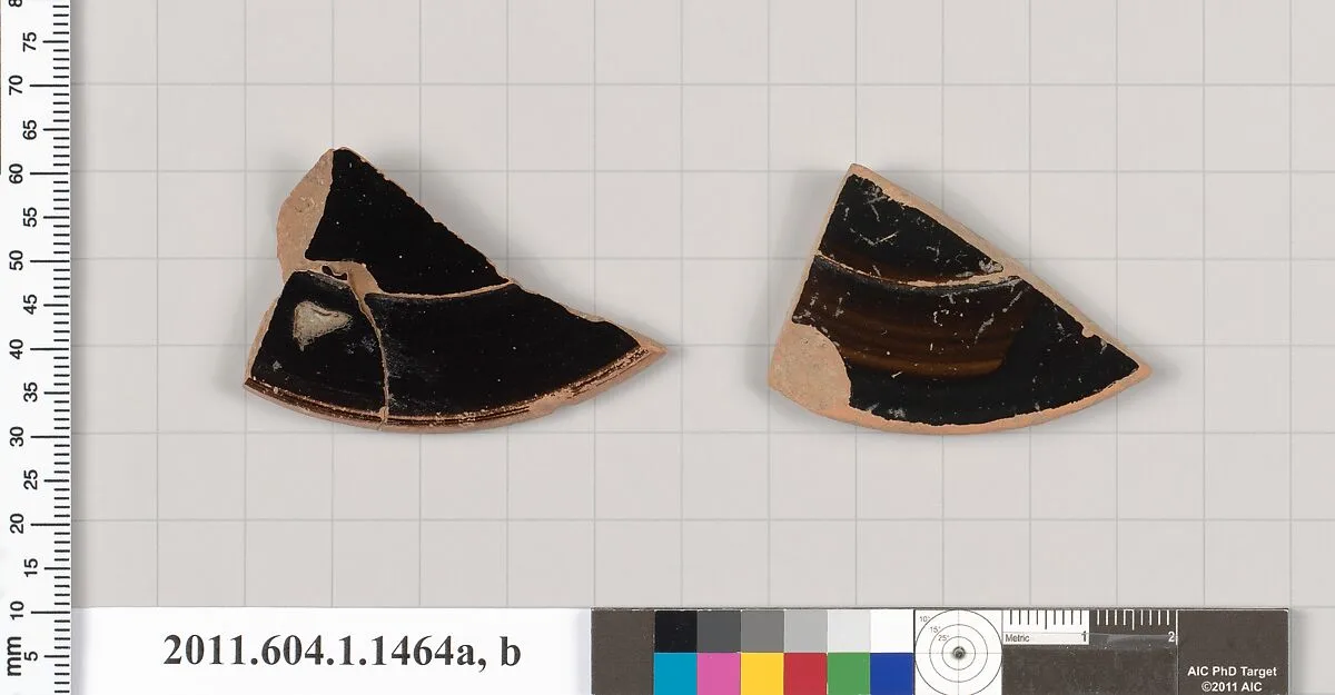 Terracotta fragments of kylikes (drinking cups) — Unknown