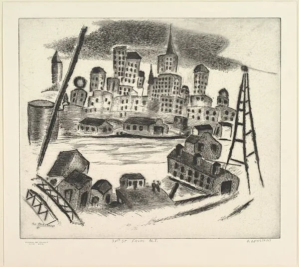 34th Street from New Jersey — George Constant